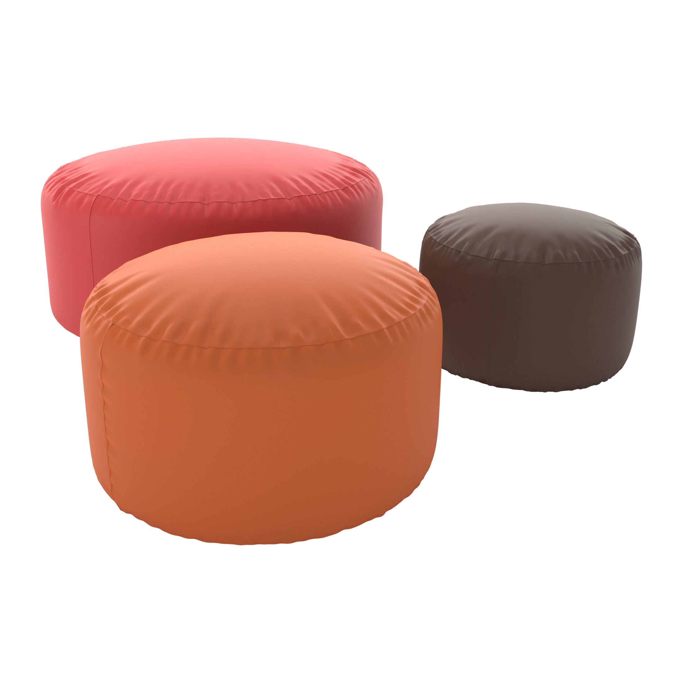 Ottoman Casamania  Horm Pouf Polon 3D model_1