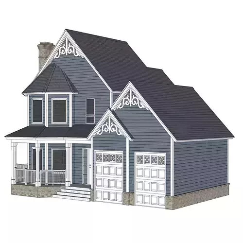 Victorian House 19 -Archimple LLC 3D model