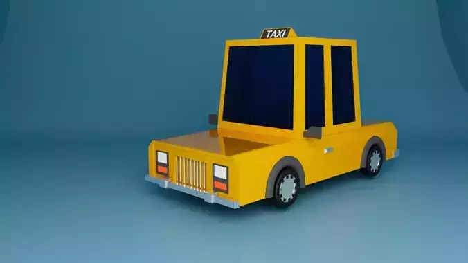 Low-Poly Taxi