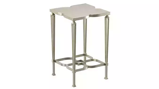 Lucky Charm caracole table metal frame