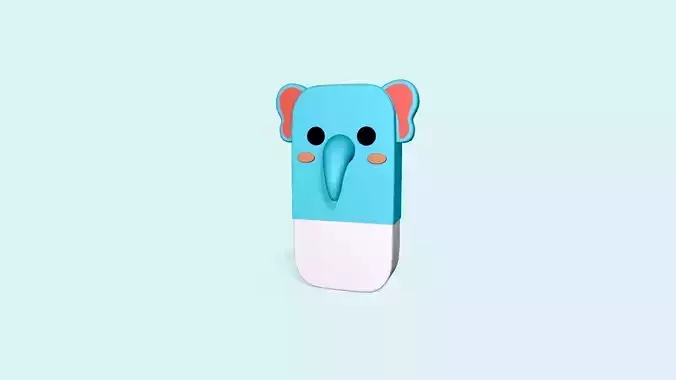 Elephant Eraser Cute