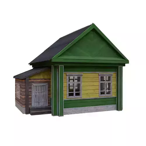 Russian village house