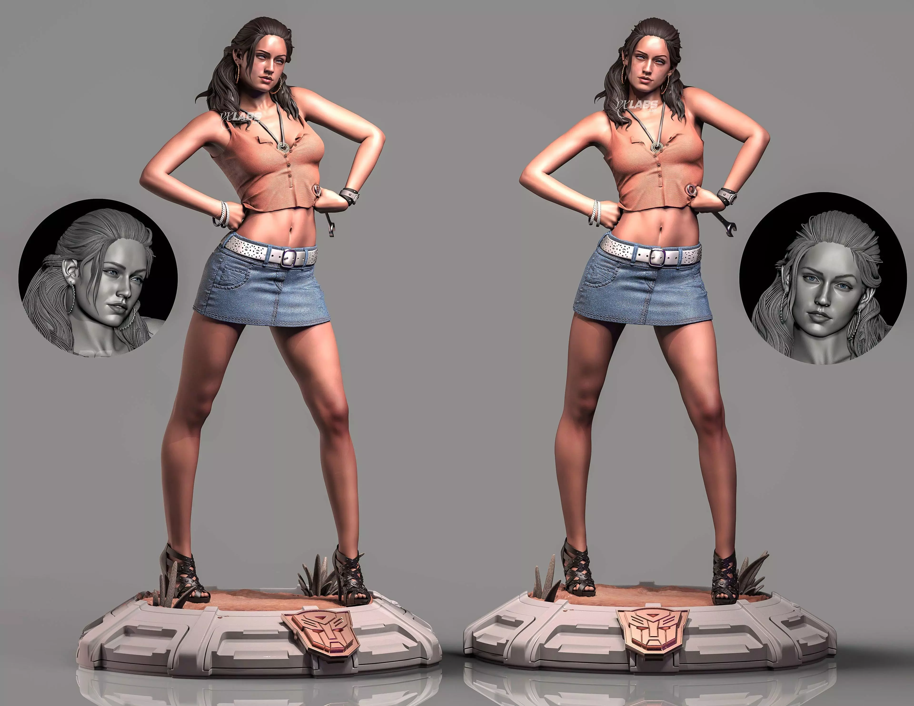 Megan Fox - Transformers 3D print model_0