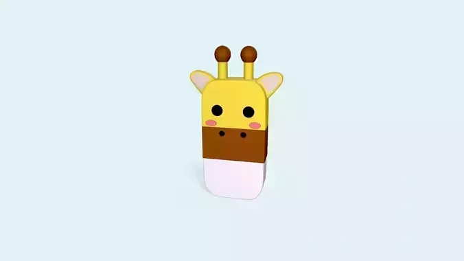Giraffe Eraser Cute 