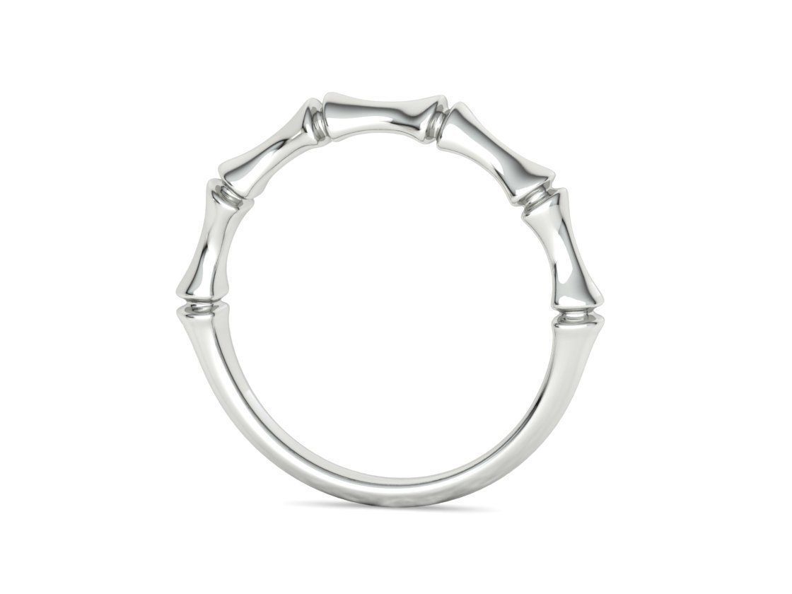 Bamboo Stackable Band Stacking Band Ring 3Dmodel 3D print model_24