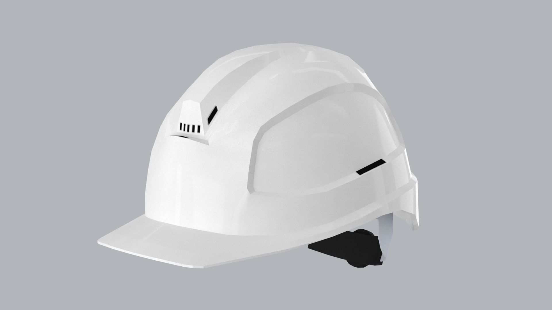 Safety Helmet - uvmap Low-poly 3D model_6