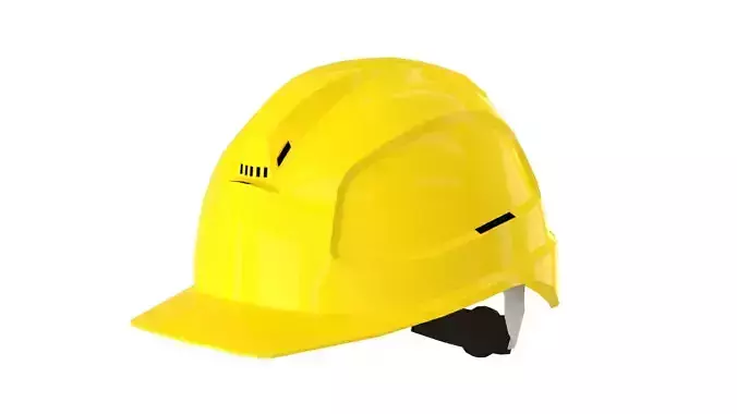 Safety Helmet - uvmap Low-poly 3D model