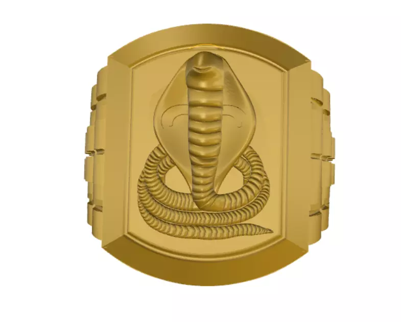 Snake rolex ring 3D print model