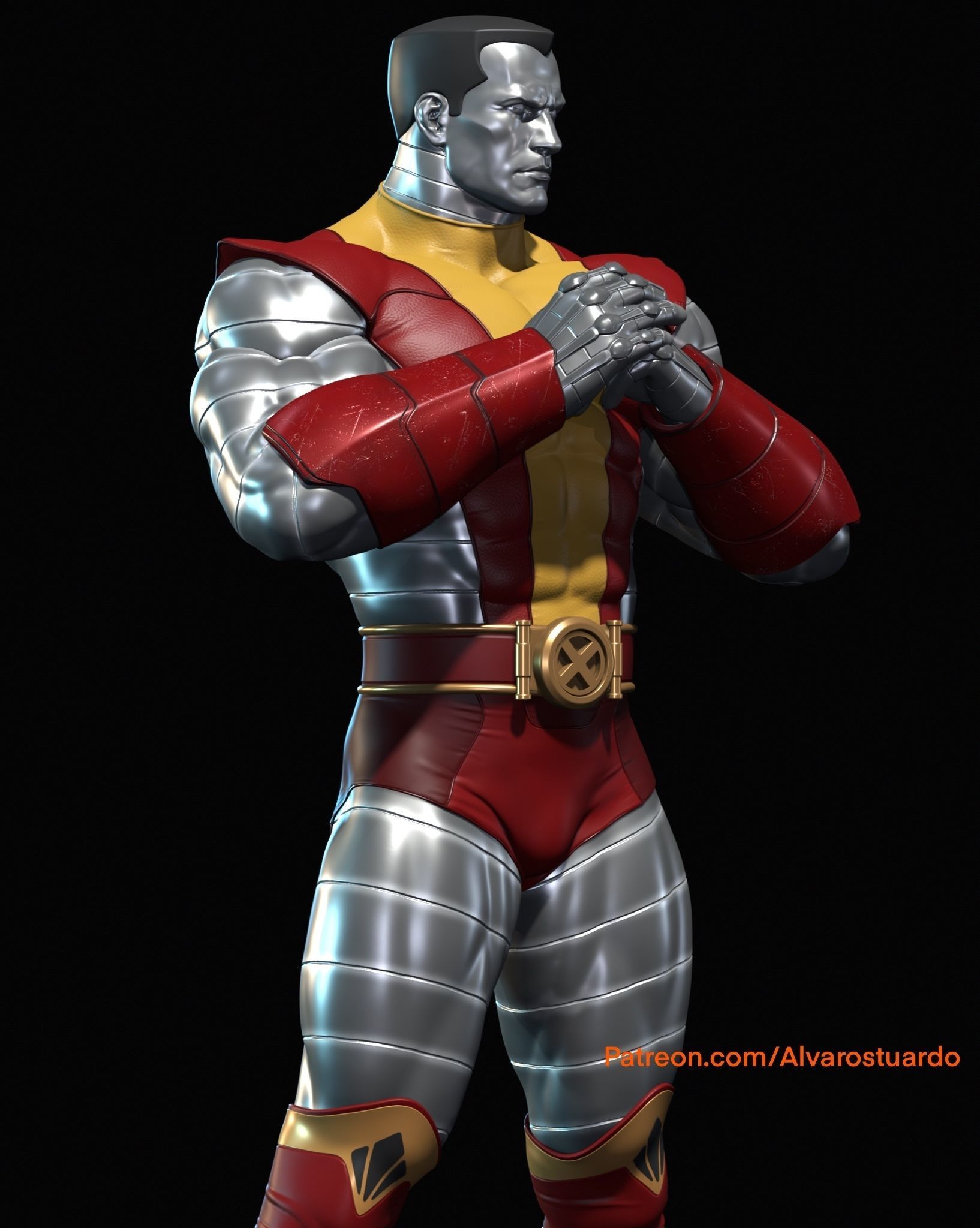 Colossus  X-Men 3d model for 3d printing 3D print model_1
