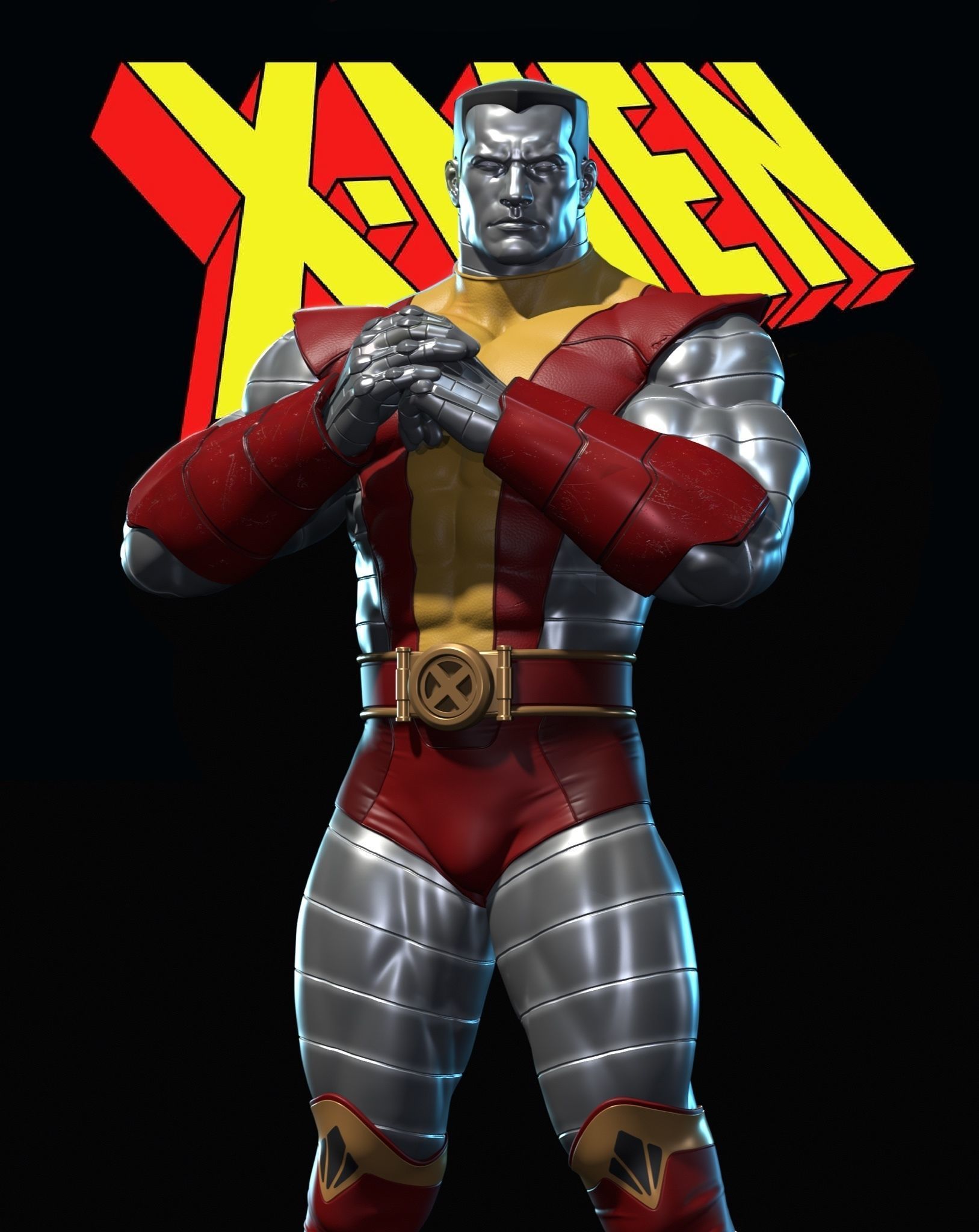 Colossus  X-Men 3d model for 3d printing 3D print model_2