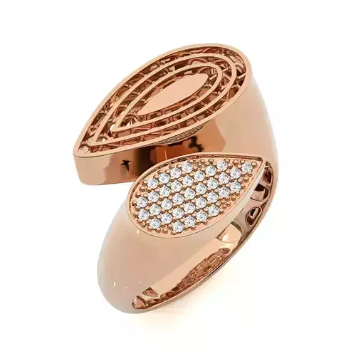 Dual Head Italian Diamond Ring