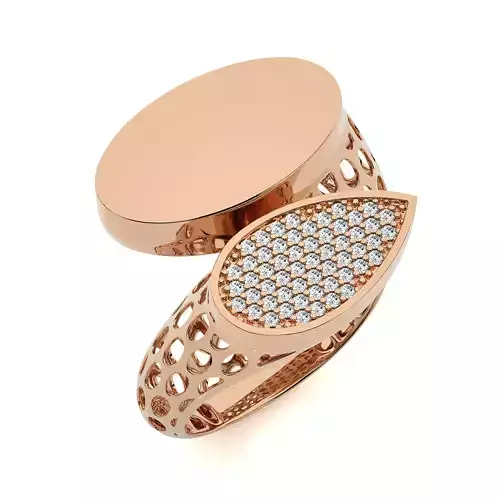 Dual Head Italian Diamond Ring