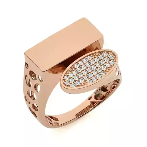 Dual Head Italian Diamond Ring