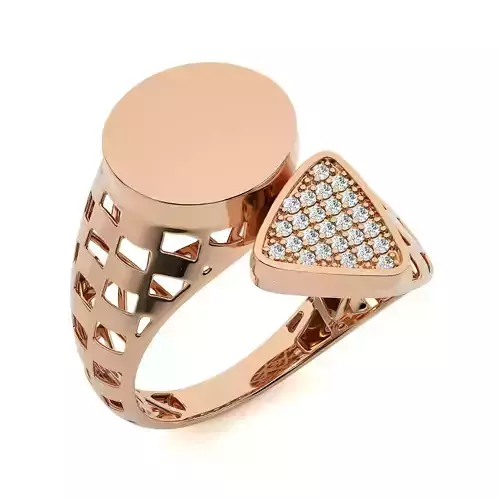 Dual Head Italian Diamond Ring