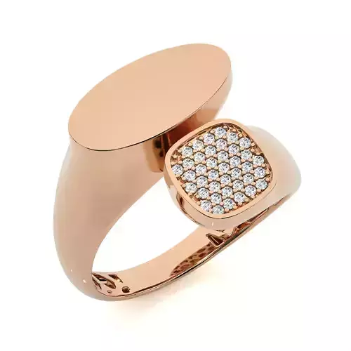 Dual Head Italian Diamond Ring