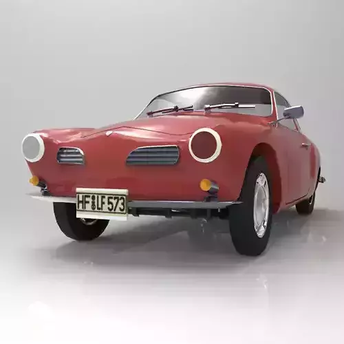 Volkswagen Karmann Ghia 1968 Studio Max 3D model