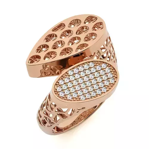 Dual Head Italian Diamond Ring