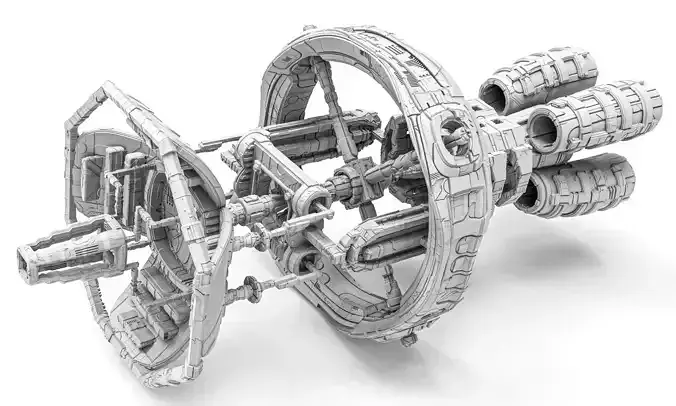 space equipment node 00231 3D model