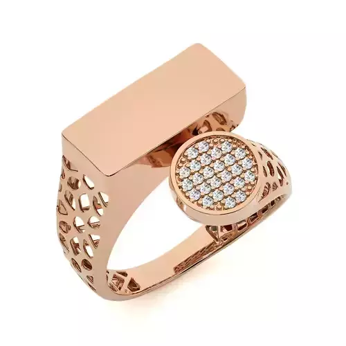 Dual Head Italian Diamond Ring