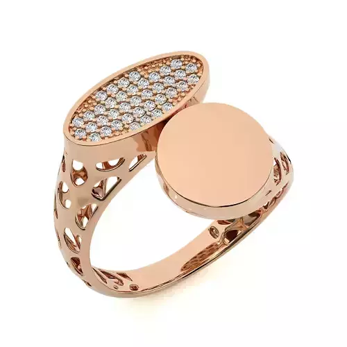 Dual Head Italian Diamond Ring