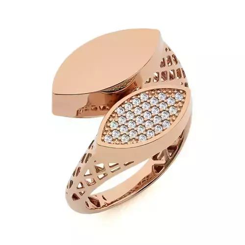 Dual Head Italian Diamond Ring