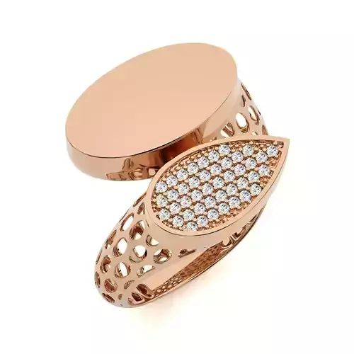 Dual Head Italian Diamond Ring