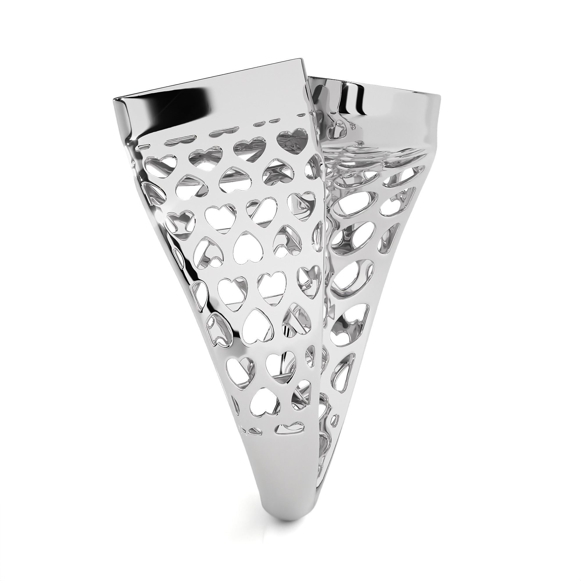 Dual Head Italian Diamond Ring 3D print model_10