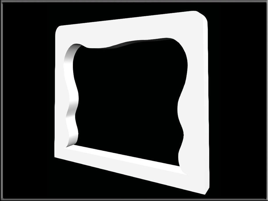 Curved Arch 02 Low-poly 3D model_2