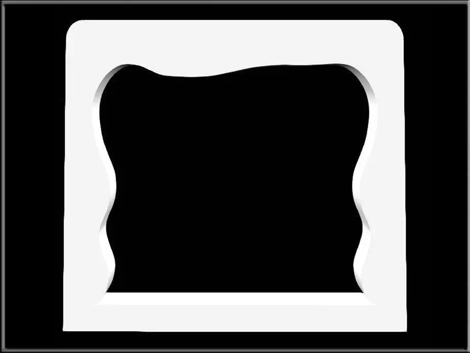 Curved Arch 02 Low-poly 3D model_0