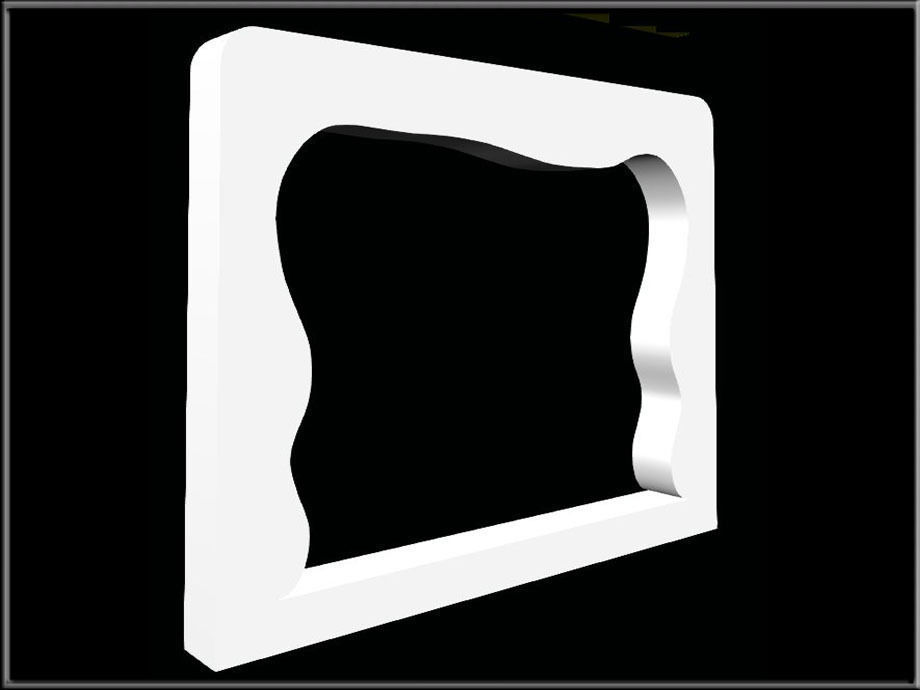 Curved Arch 02 Low-poly 3D model_4