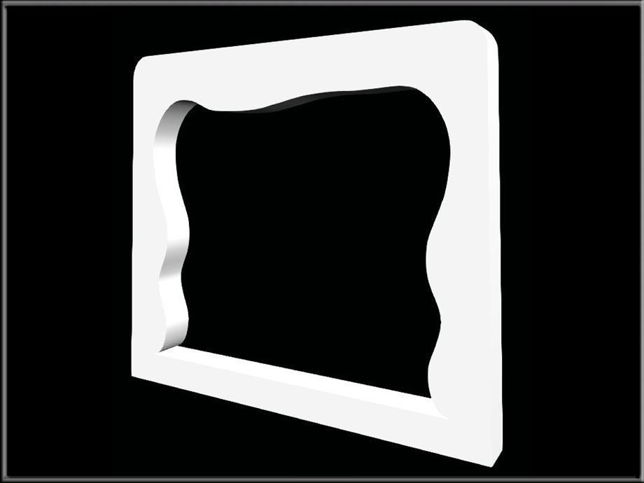 Curved Arch 02 Low-poly 3D model_6