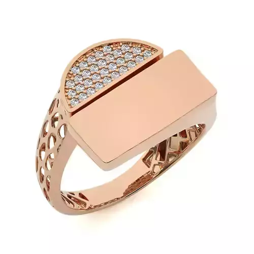 Dual Head Italian Diamond Ring