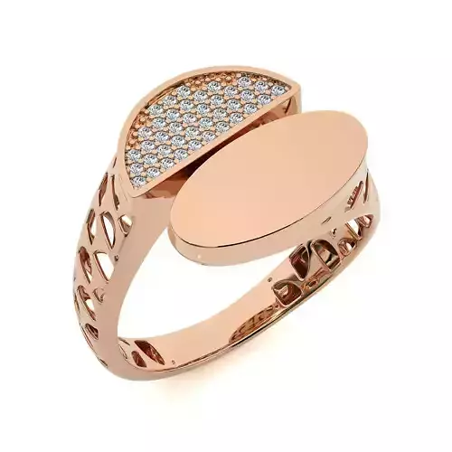 Dual Head Italian Diamond Ring