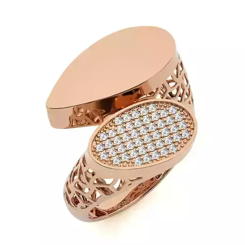 Dual Head Italian Diamond Ring