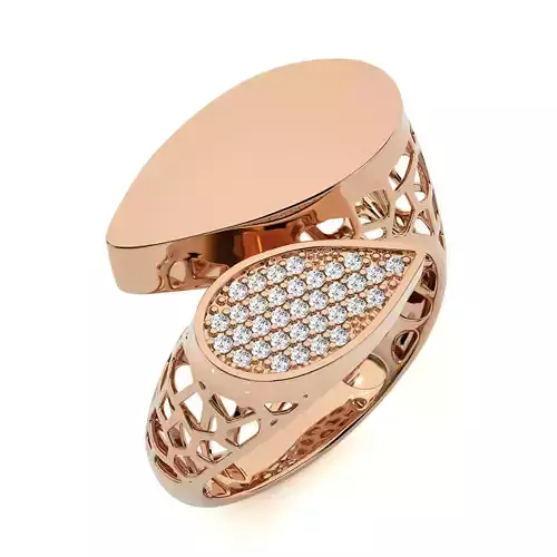 Dual Head Italian Diamond Ring