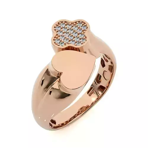 Dual Head Italian Diamond Ring