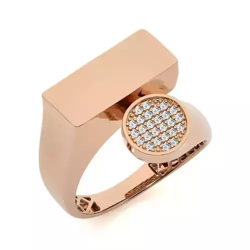 Dual Head Italian Diamond Ring