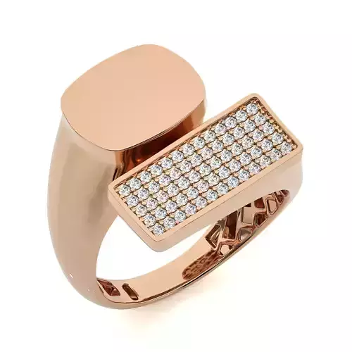 Dual Head Italian Diamond Ring