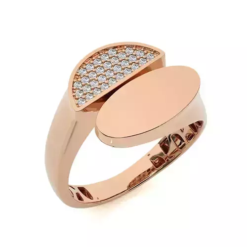 Dual Head Italian Diamond Ring