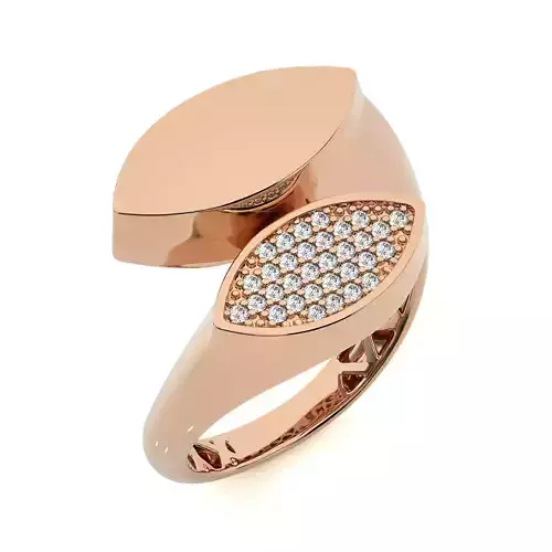 Dual Head Italian Diamond Ring