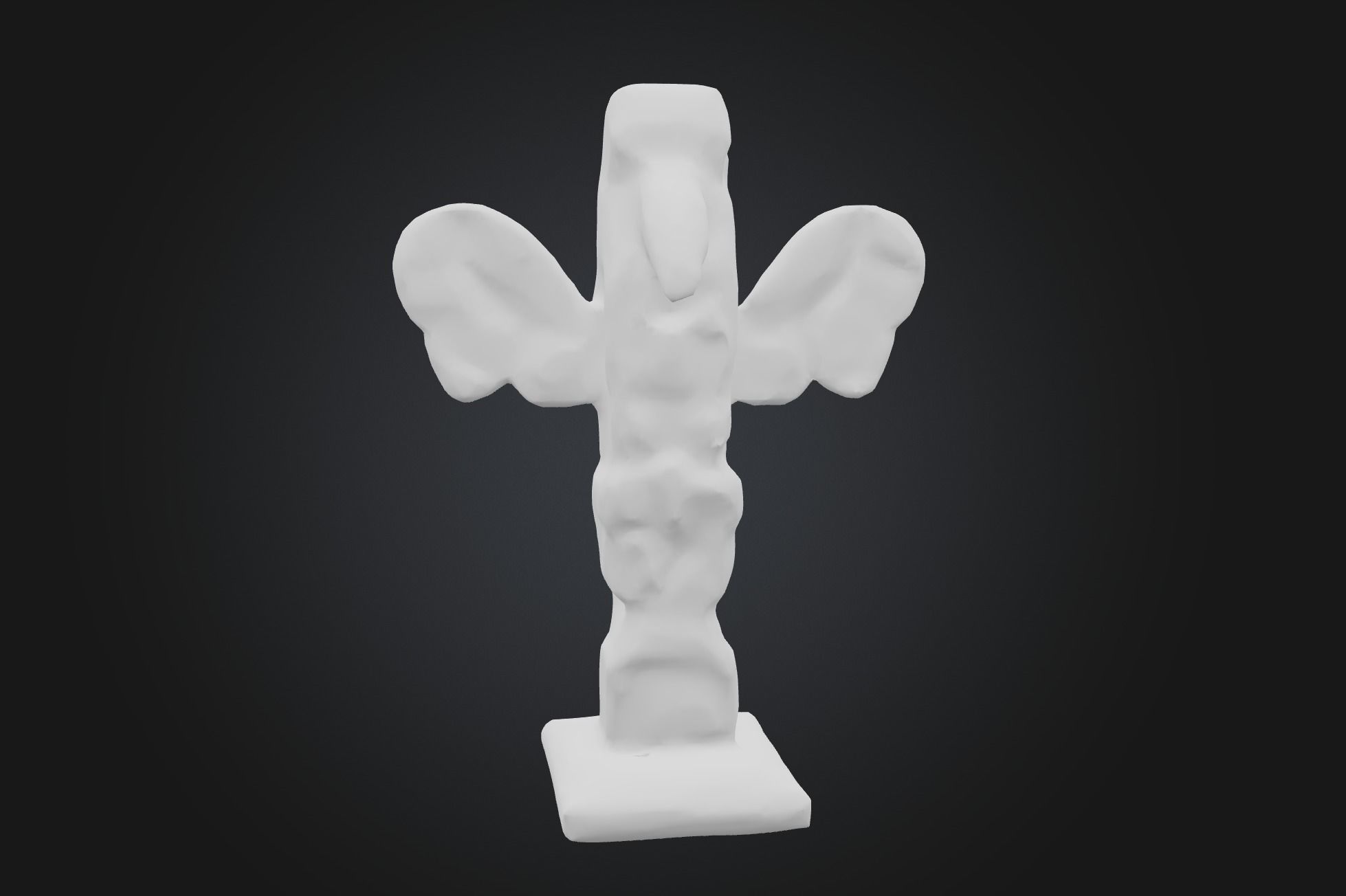 Kwakwaka wakw Totem - Low-poly Model PBR and 2K Textures Low-poly 3D model_8