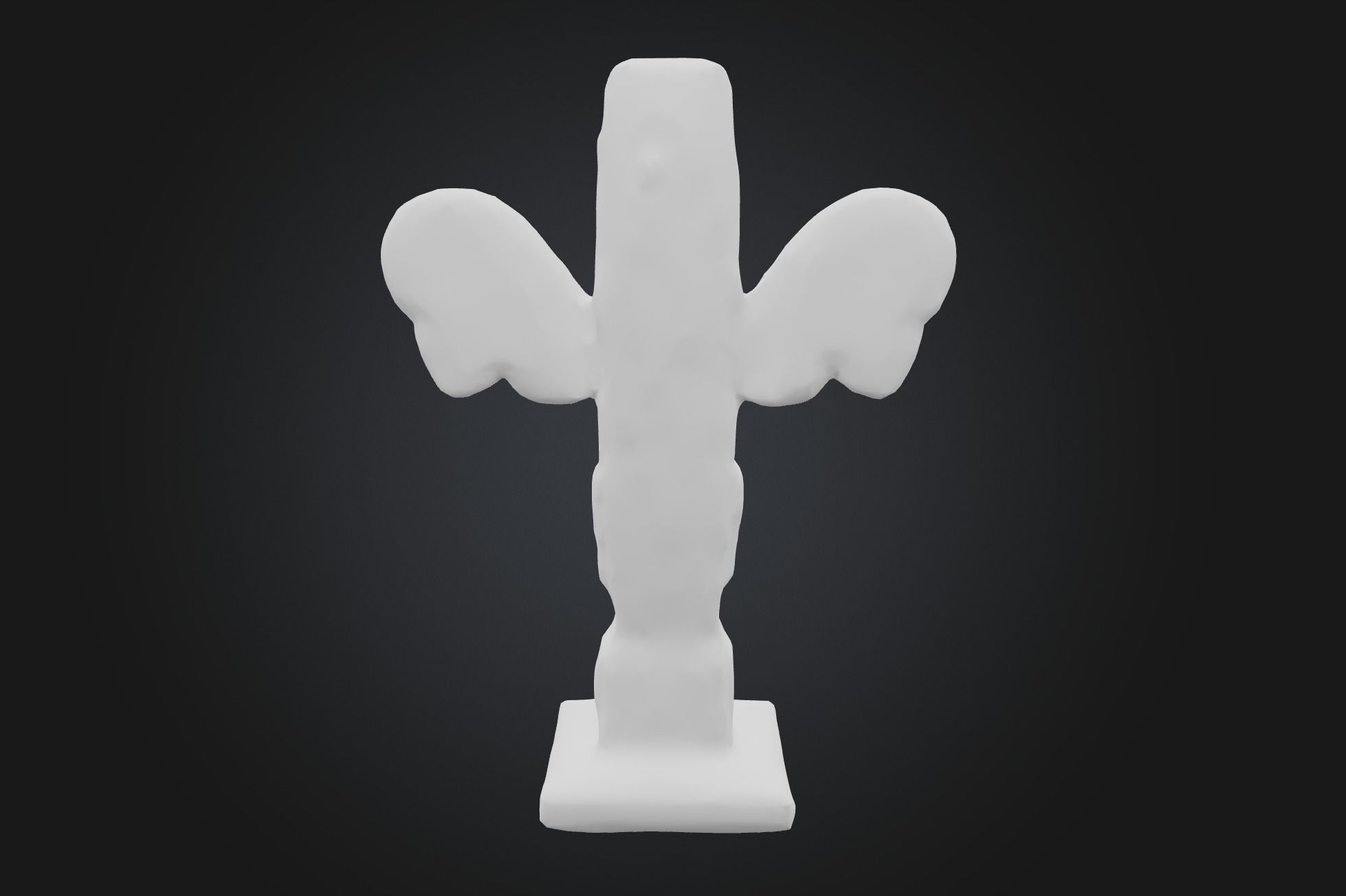 Kwakwaka wakw Totem - Low-poly Model PBR and 2K Textures Low-poly 3D model_5