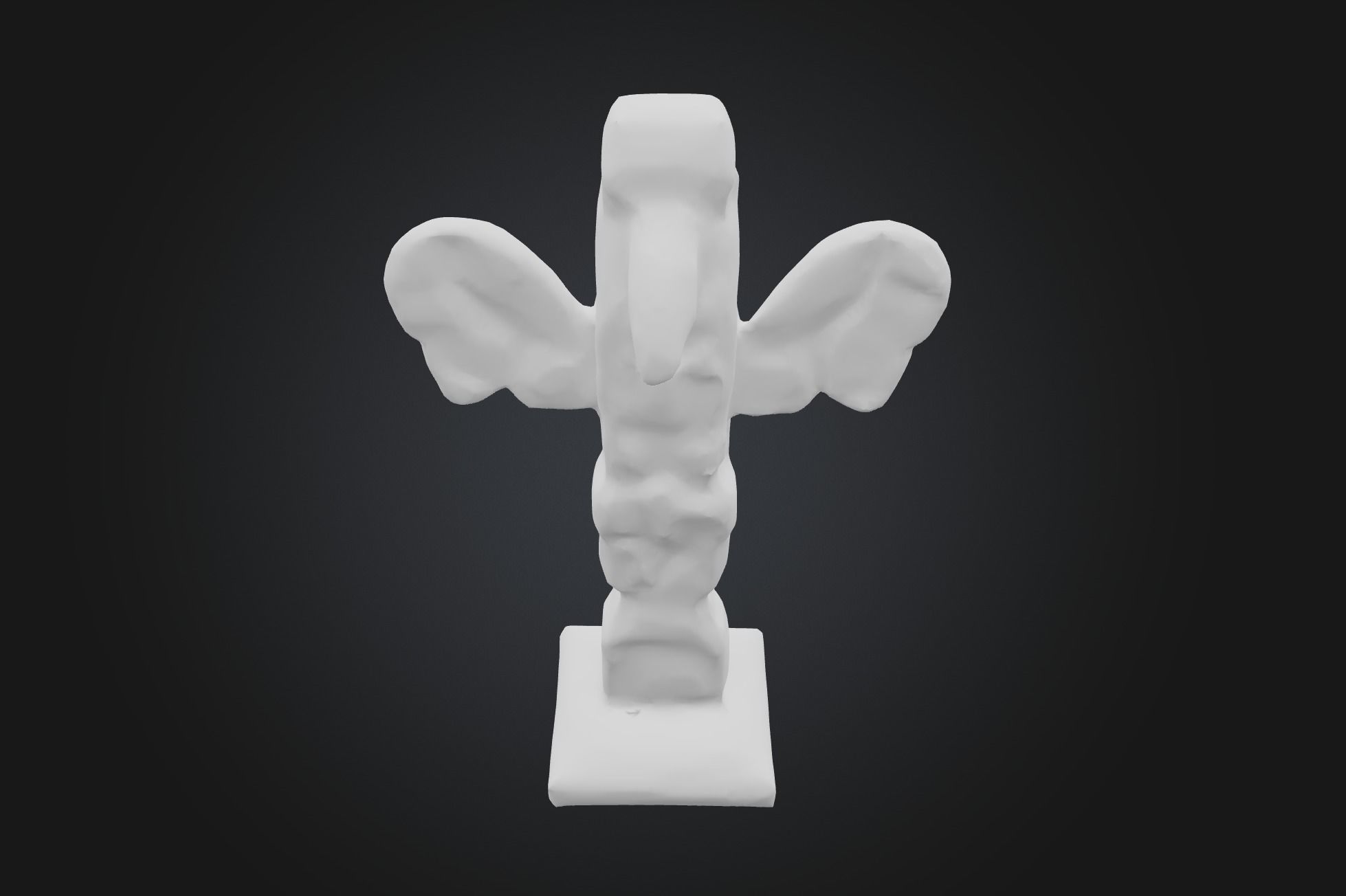 Kwakwaka wakw Totem - Low-poly Model PBR and 2K Textures Low-poly 3D model_13