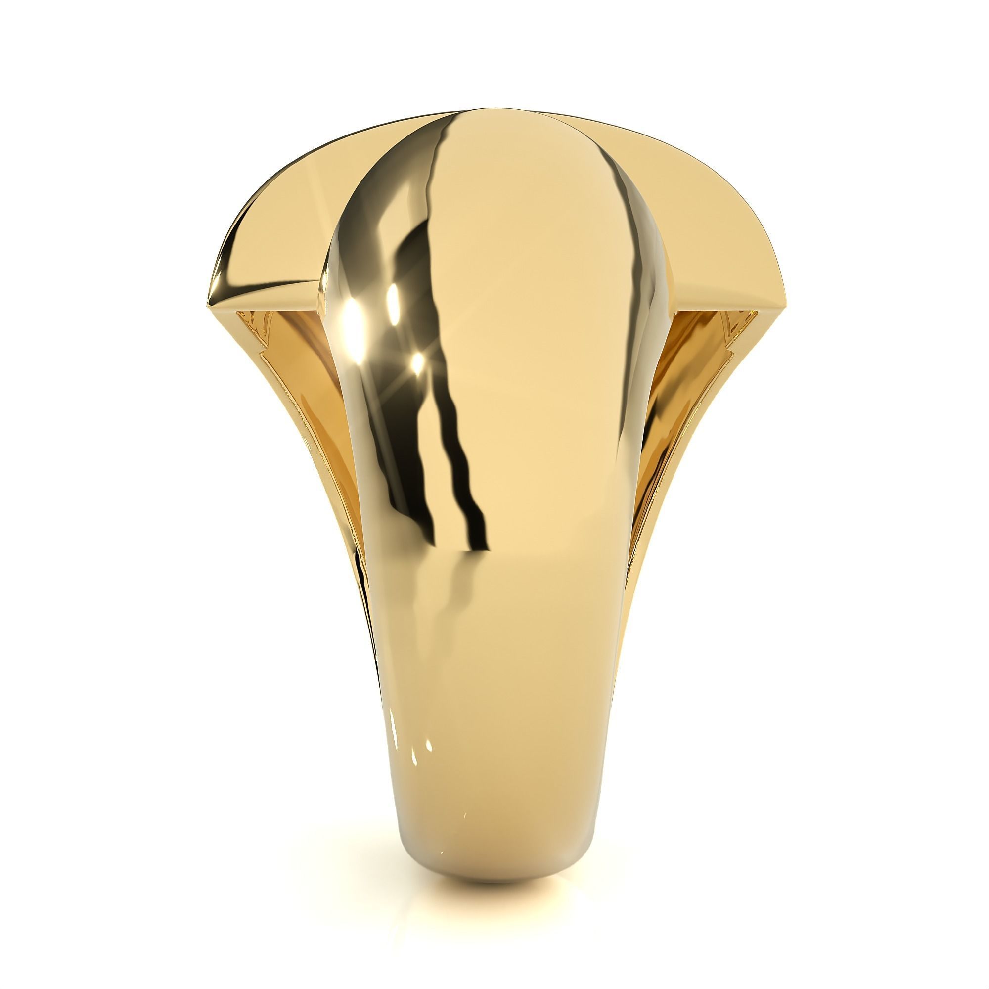 Dual Head Italian Diamond Ring 3D print model_12