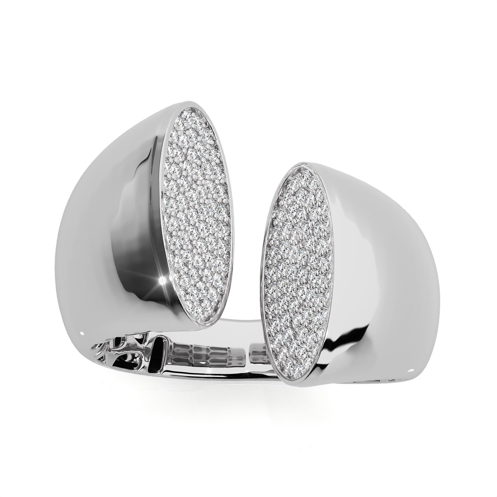 Dual Head Italian Diamond Ring 3D print model_7