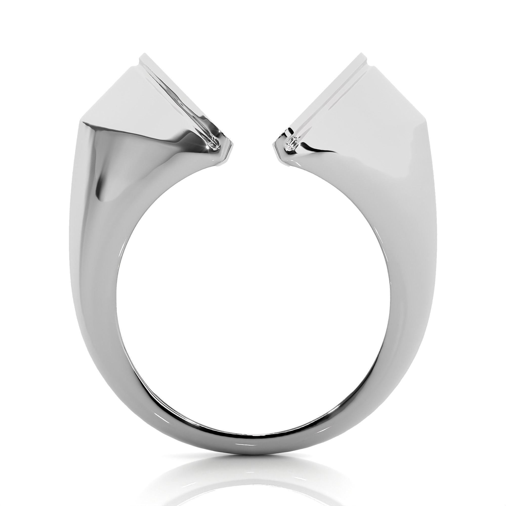 Dual Head Italian Diamond Ring 3D print model_8