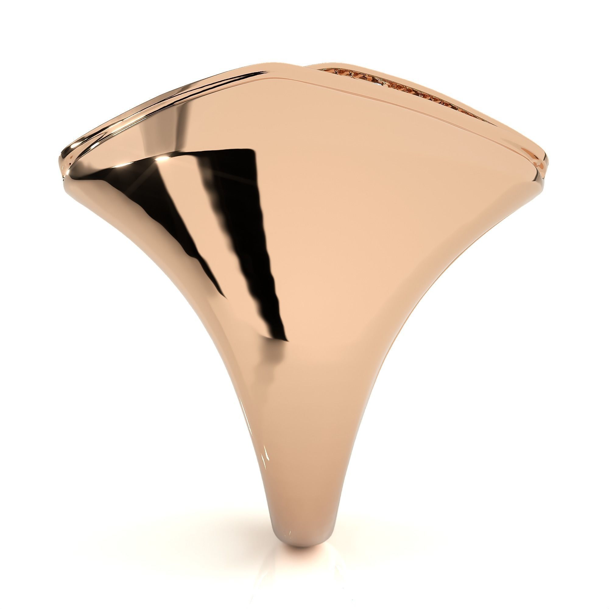 Dual Head Italian Diamond Ring 3D print model_6