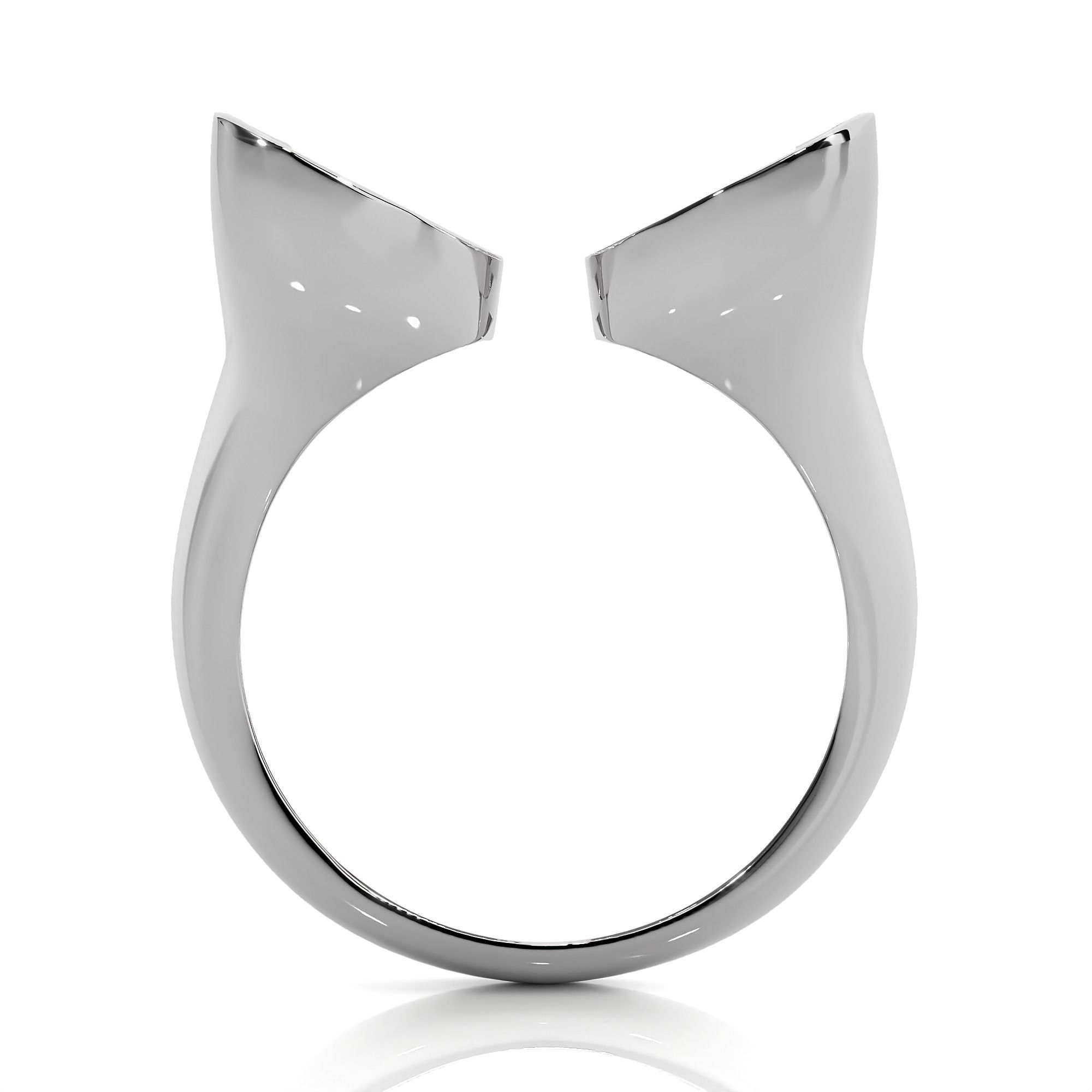 Butterfly Wings Dual Head Italian Diamond Ring 3D print model_10