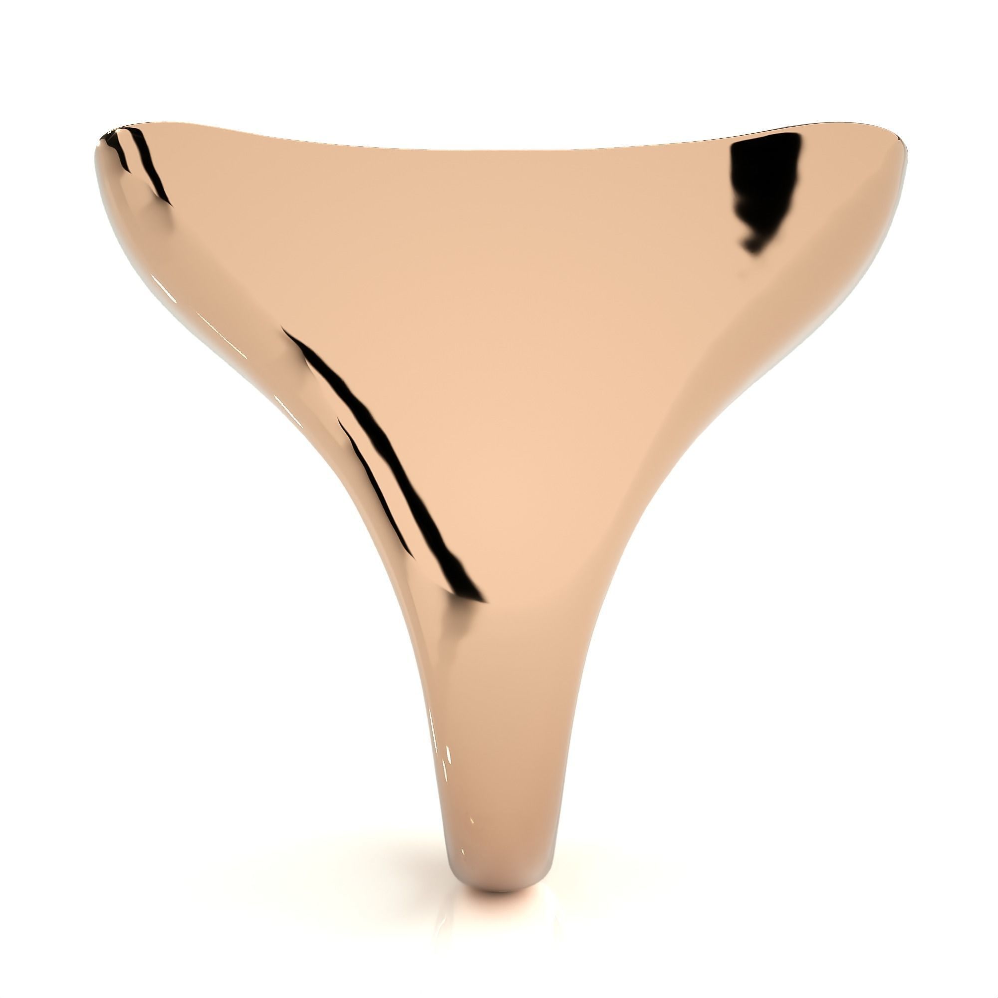 Butterfly Wings Dual Head Italian Diamond Ring 3D print model_7