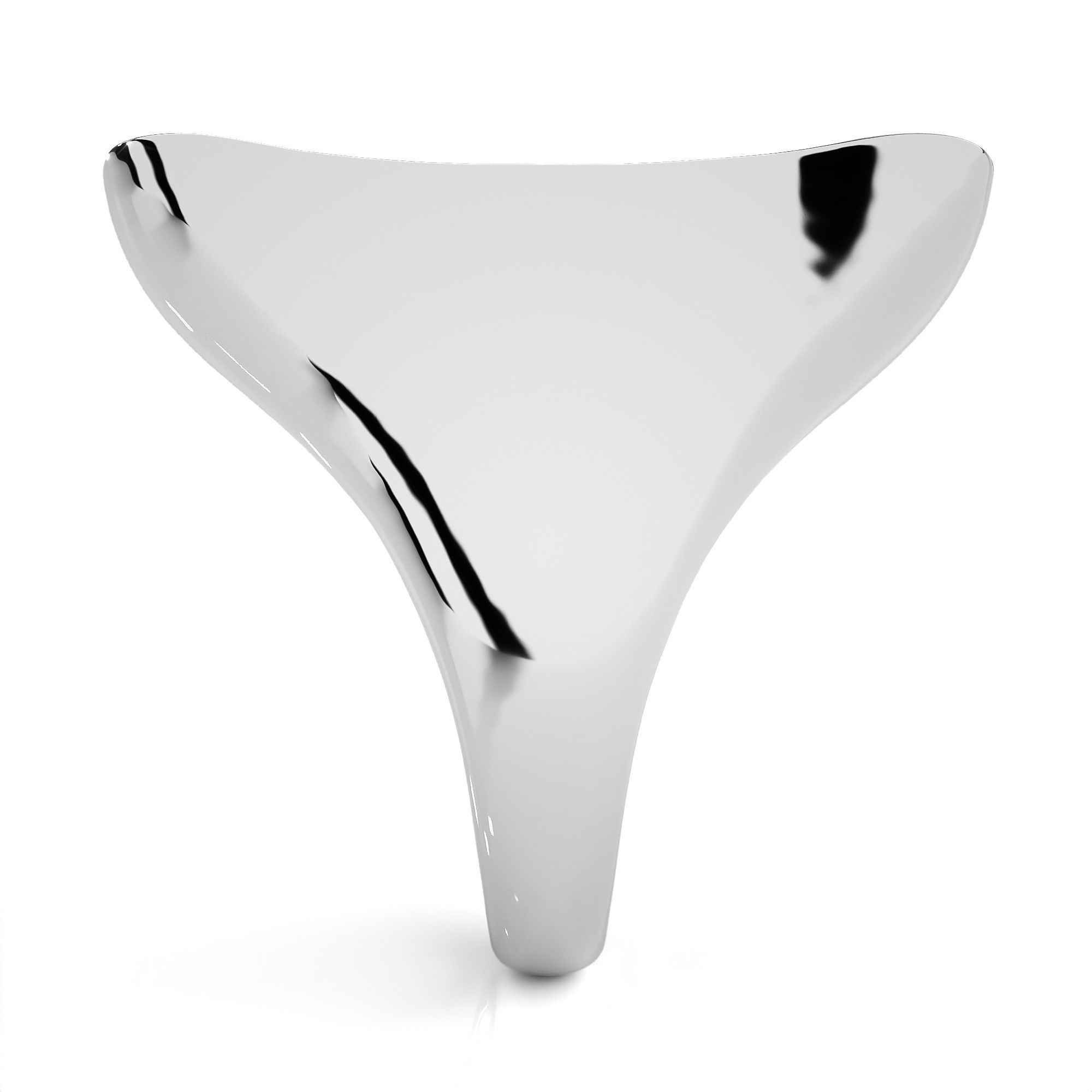 Butterfly Wings Dual Head Italian Diamond Ring 3D print model_11